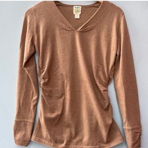 Title Nine Sweater cinch sides and sleeves